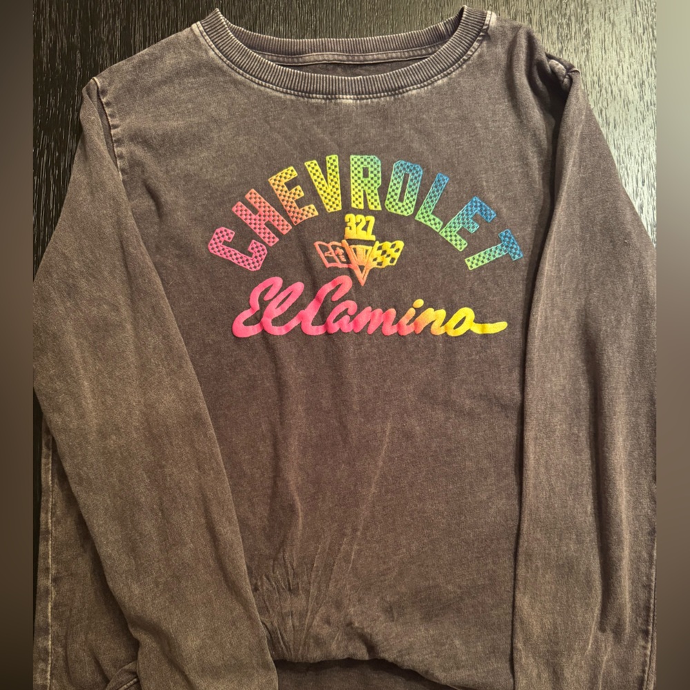 Chevrolet El Camino Women's Long Sleeve Tee - Grey